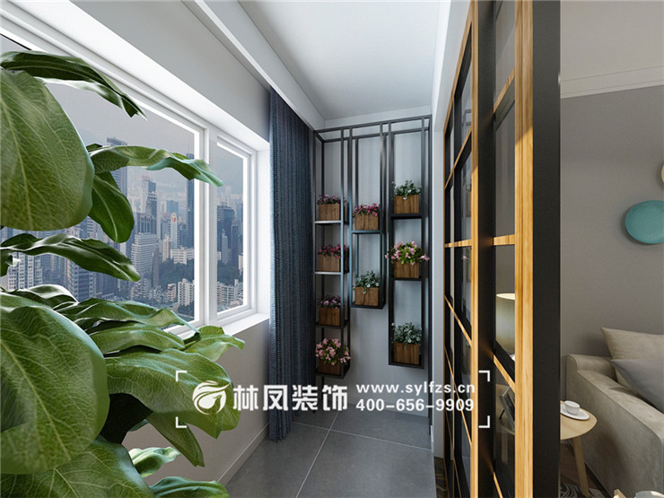 陽臺推拉門設(shè)計(jì)裝修效果圖