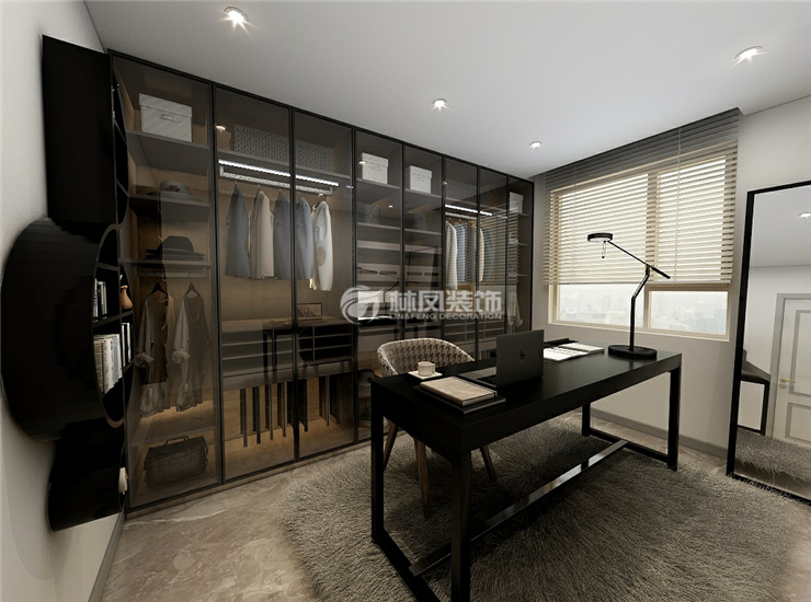 書房衣帽間百葉窗裝修效果圖