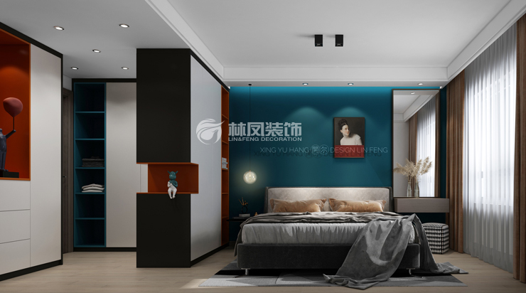 龍湖西府原著-125平-現(xiàn)代簡約風格-主臥.jpg