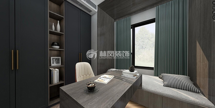 華潤(rùn)翡翠城-130平-意式輕奢-次臥2.jpg